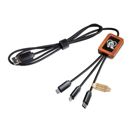 Cable bambou idées cadeaux clients fin d’année