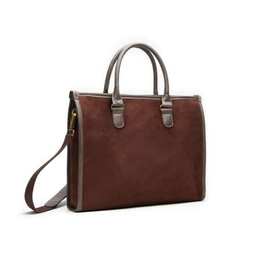 Sacoche ordinateur cuir végétal