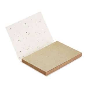 Bloc notes plantes et graines publicitaires