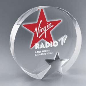Trophée verre