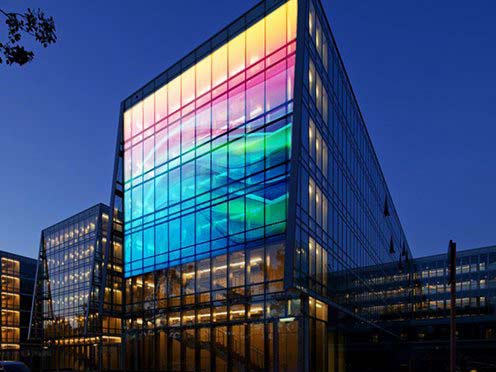 ecran transparent immeuble