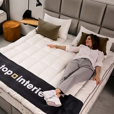 Tapis publicitaire pour matelas