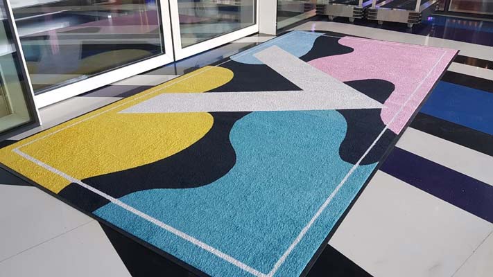 Tapis logo personnalisé