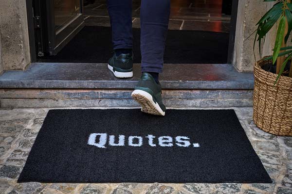 Tapis personnalisé extérieur
