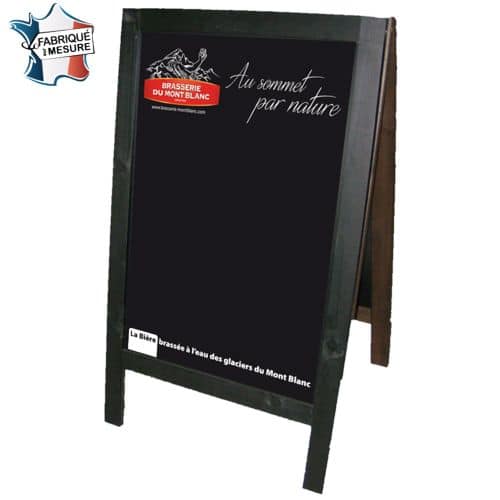 Chevalet ardoise bois