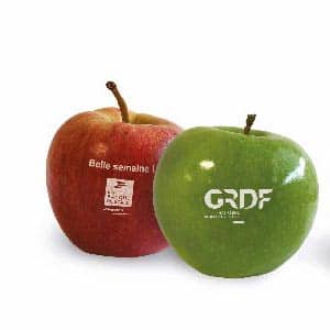 pomme objet publicitaire original