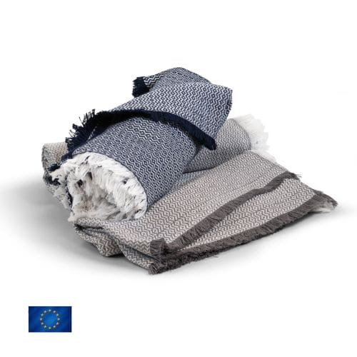 plaid coton recyclé