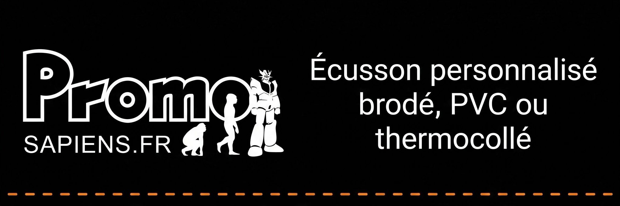 Écusson personnalisé brodé, PVC ou thermocollé, Promosapiens Aix-en-Provence