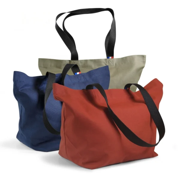 Cabas coton 220g AZALEE, objet publicitaire écologique personnalisable, fabriqué en France