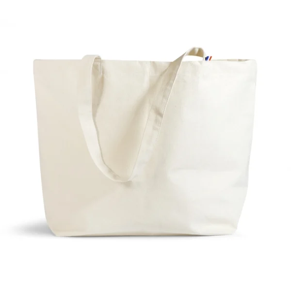Sac shopping coton bio 280g JEANNETTE, objet publicitaire écologique personnalisable, fabriqué en France