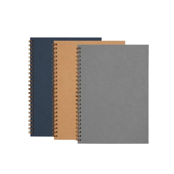 Cahier spirale A5 MEMENTO, objet publicitaire écologique personnalisable, fabriqué en France