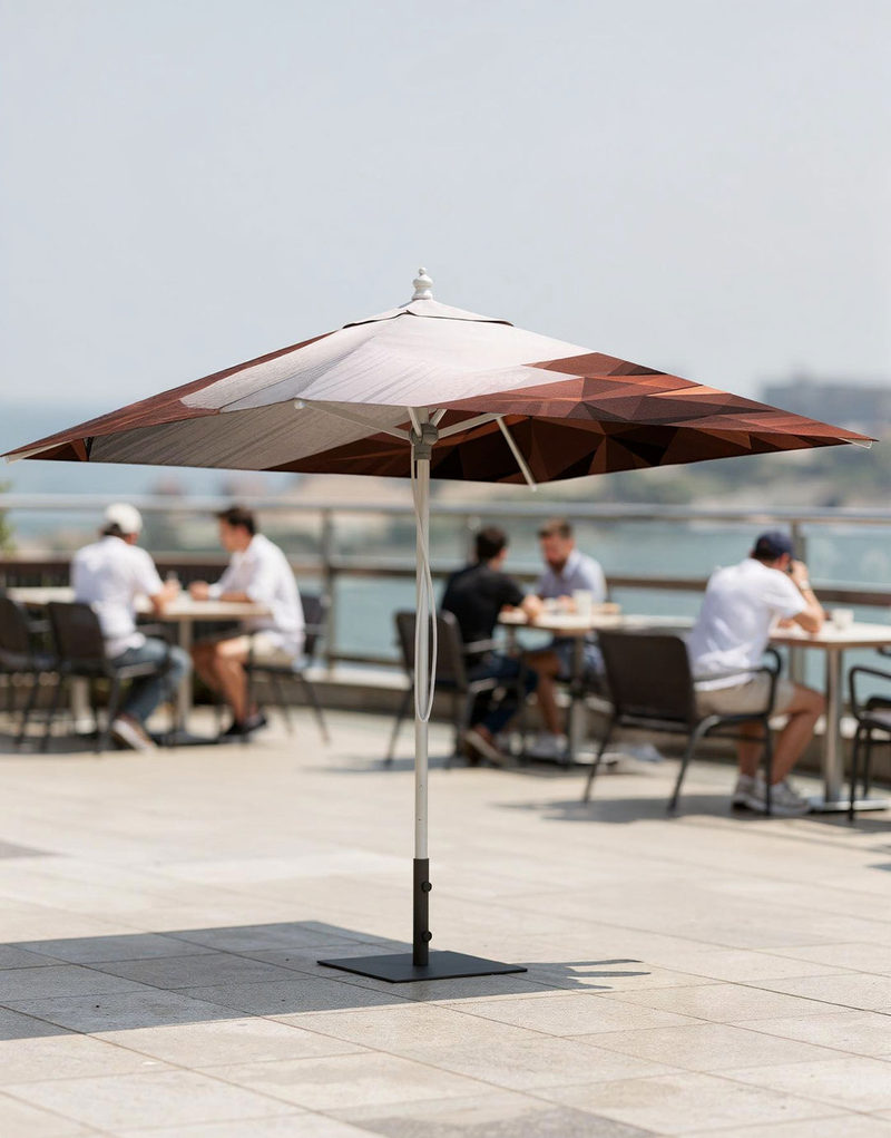 Parasol aluminium personnalisable personnalisable, gamme POPSUN