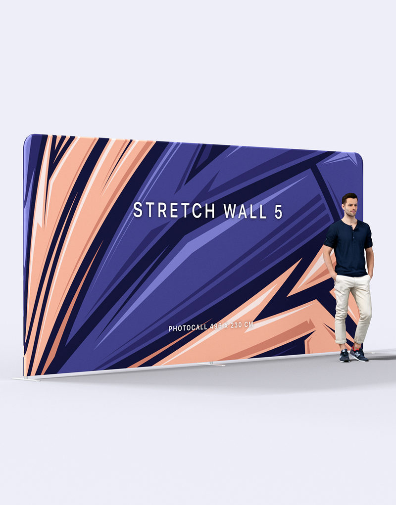Mur d’image tendu personnalisable, gamme STRETCH WALL