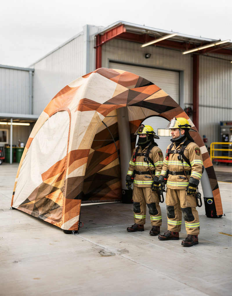 Tente gonflable personnalisable, gamme U-TENT