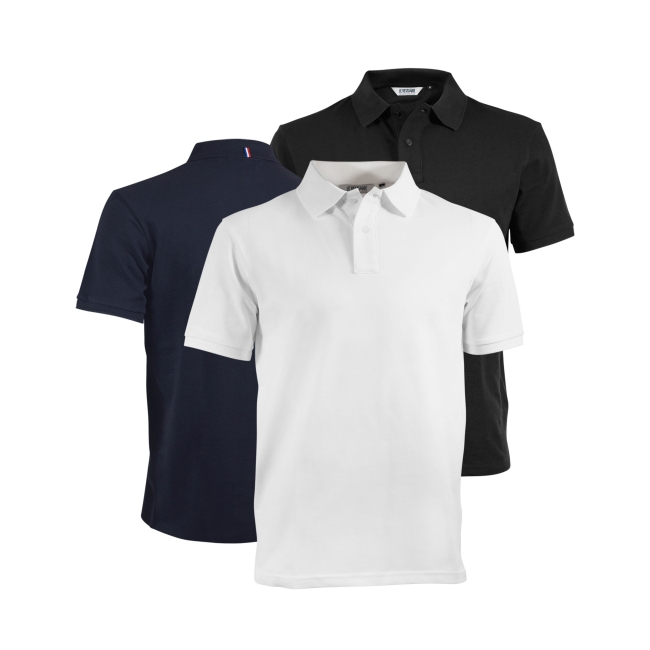polo coton bio made in France ALBERTIN, personnalisable