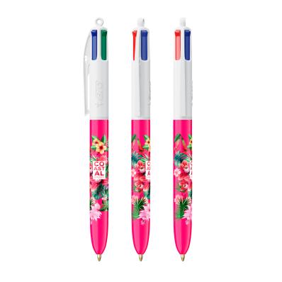Stylo publicitaire BIC 4 Couleurs, quatre encres en un stylo, fabriqué en France
