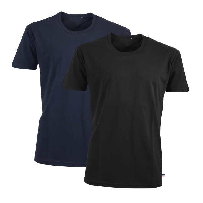 tee-shirt coton bio made in France ACHILLE, personnalisable