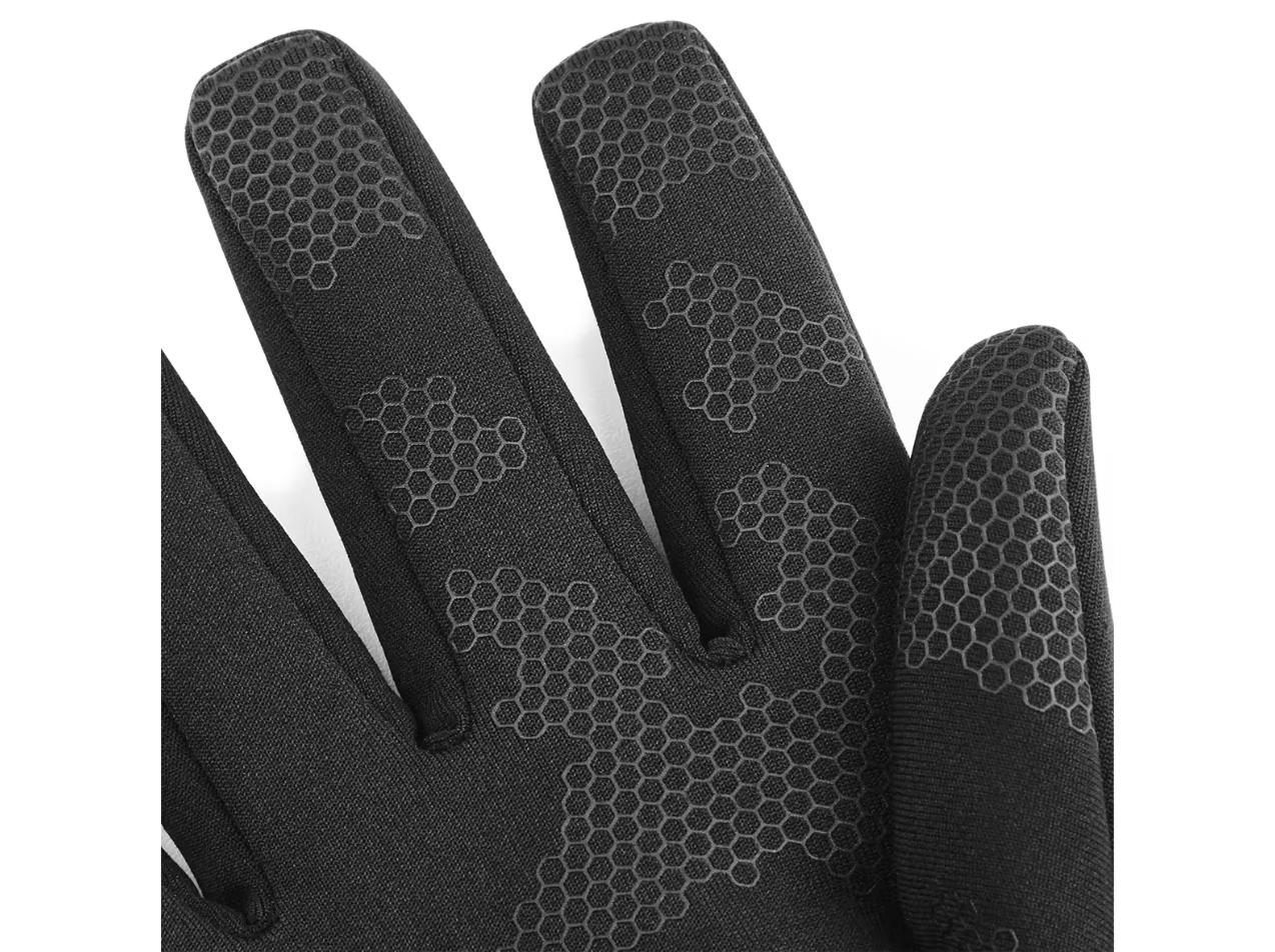 Détail du grip silicone des gants softshell Beechfield B310