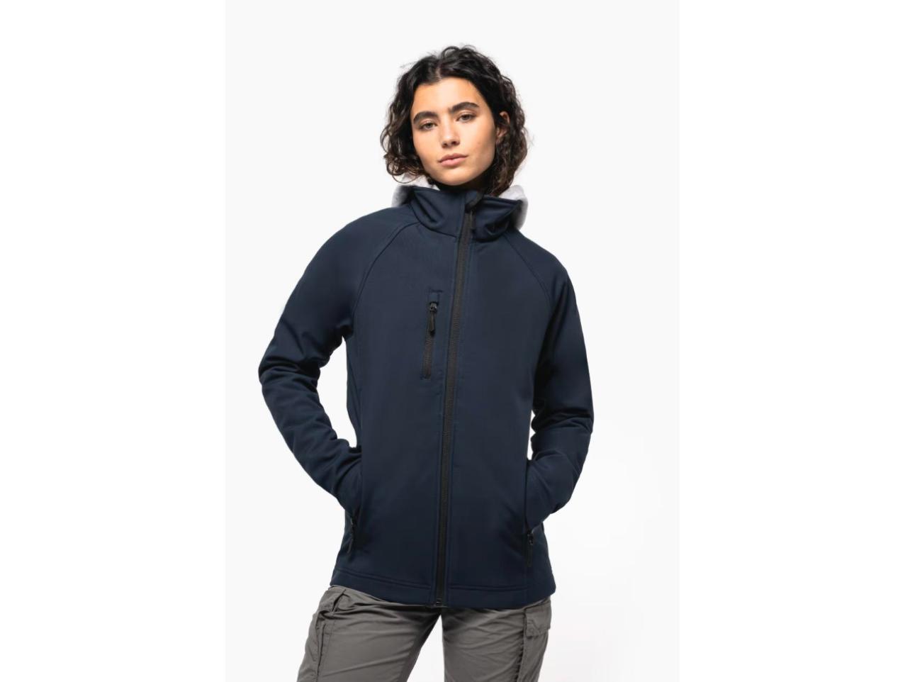 Veste softshell écoresponsable recyclée K427 personnalisable, vue de face