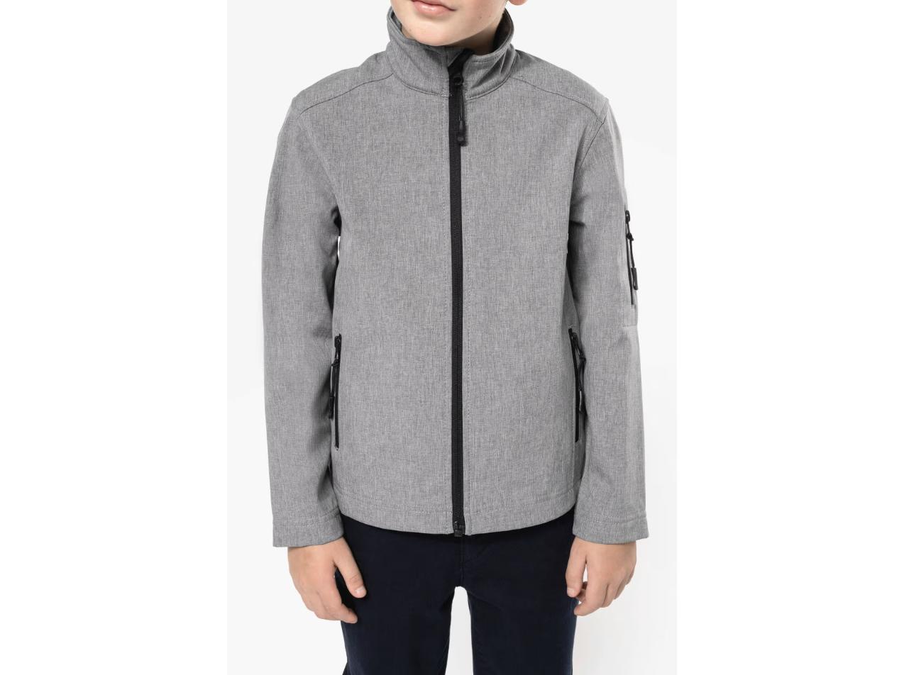 Veste softshell enfant K402 personnalisable, vue de face