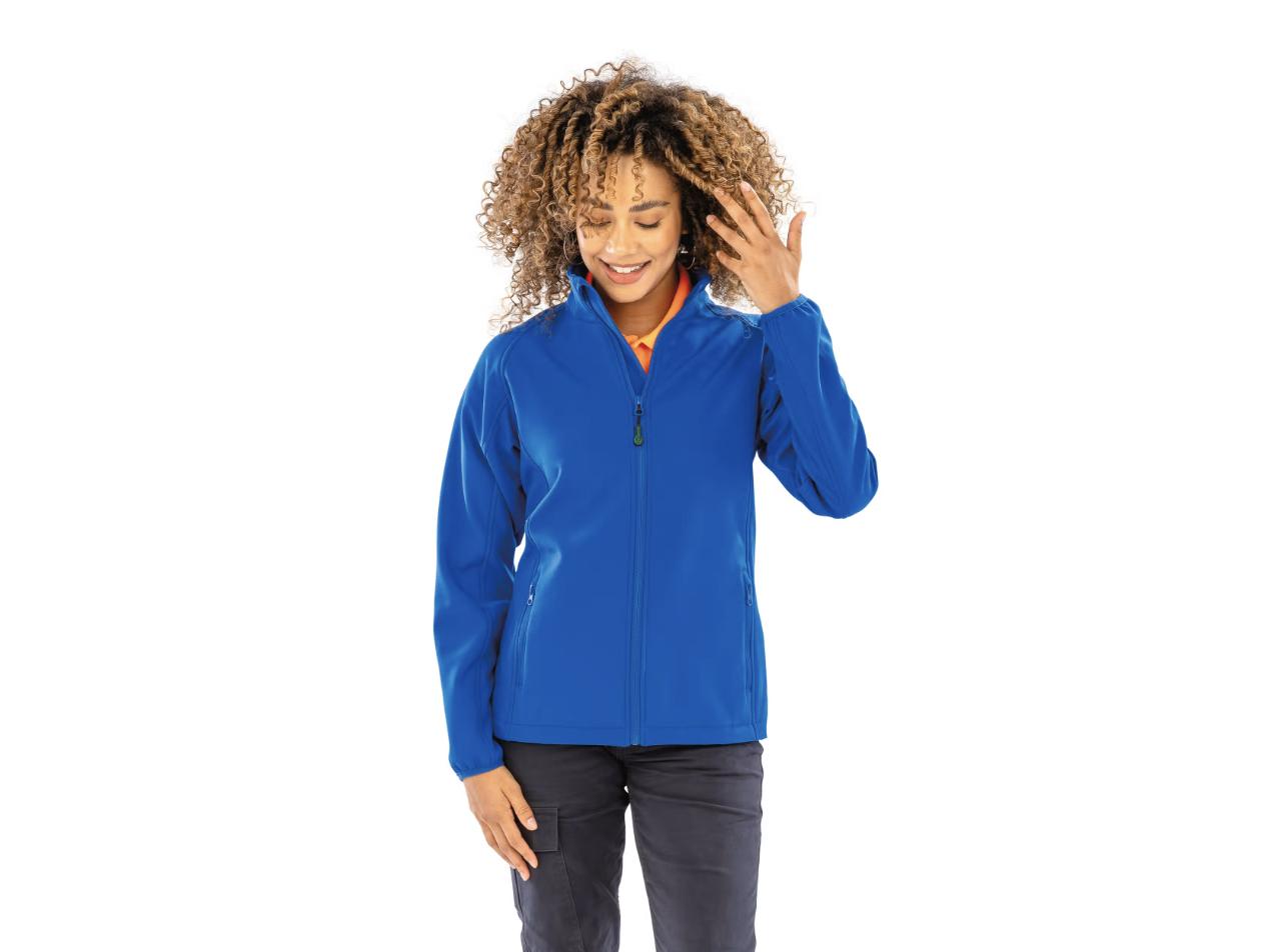 Veste softshell femme coupe ajustée R901F personnalisable, coloris bleu roi