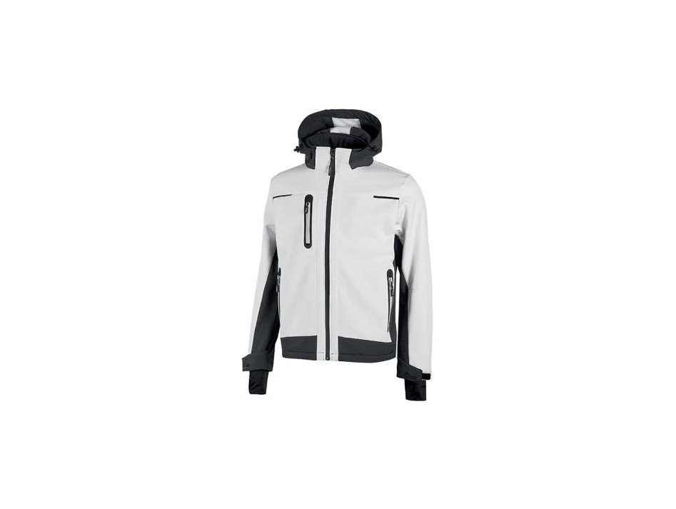 Veste softshell workwear premium U-Power UPFU187 personnalisable, vue de face