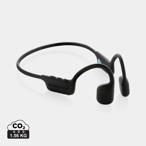 Casque audio en plastique RCS Urban Vitamin Glendale personnalisable avec votre logo