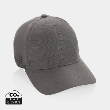 Casquette de sport 6 panneaux en rPET recyclé personnalisable