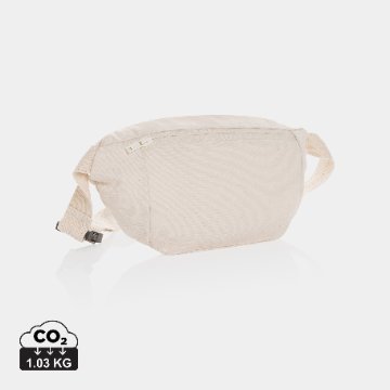 Sac banane 2 L en toile recyclée non teintée Impact AWARE