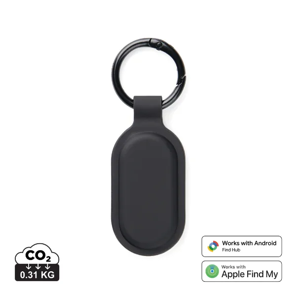 VINGA Baltimore RCS Porte-clés avec traceur intégré Dual personnalisable avec votre logo