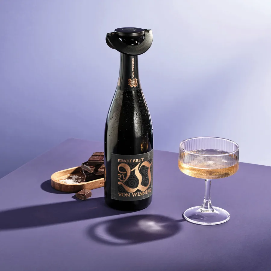 Bouchon à champagne Ad Hoc Gusto personnalisé, cadeau d'affaires