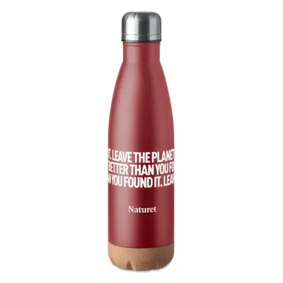 Bouteille isotherme Aspen Cork personnalisée