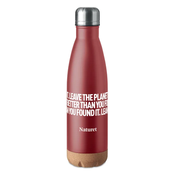 Bouteille isotherme Aspen Cork personnalisée