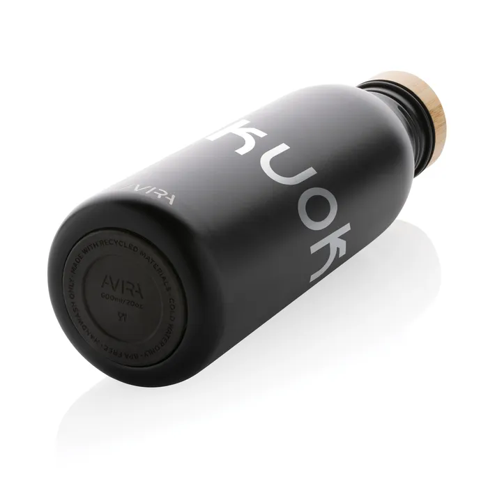 Bouteille en acier 600 ml Avira Alcor personnalisé, cadeau d'affaires