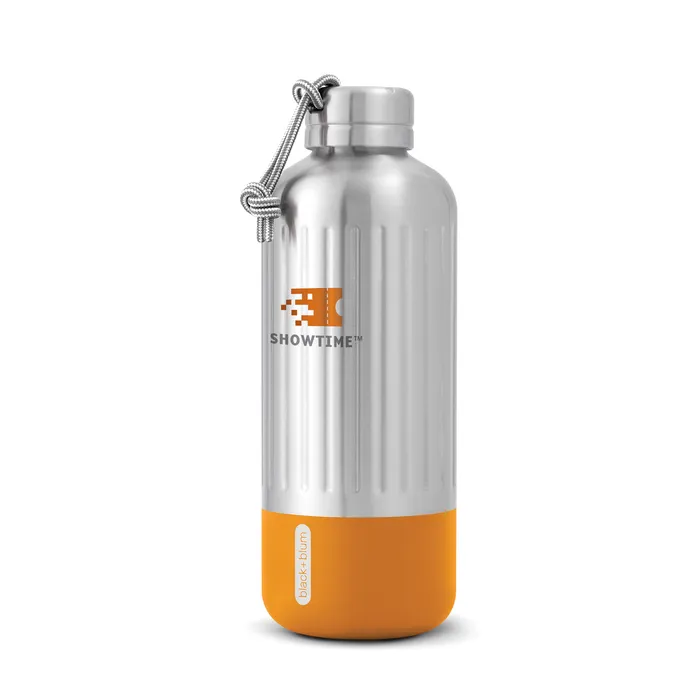 Bouteille isotherme 850 ml black blum explorer personnalisé avec logo, cadeau d'affaires