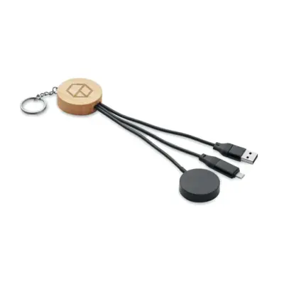 Câble de charge Bule personnalisé, logo gravé