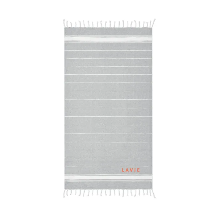 Fouta Malibu personnalisée avec logo