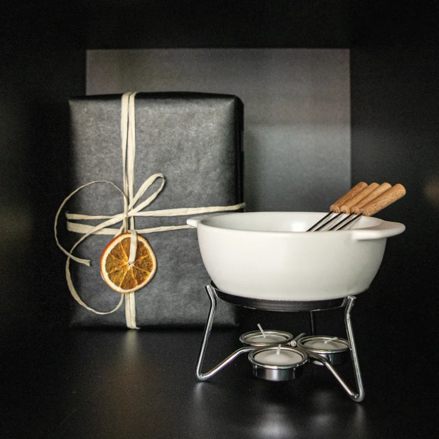 Set à fondue Boska Party 750 ml personnalisé, cadeau d'affaires